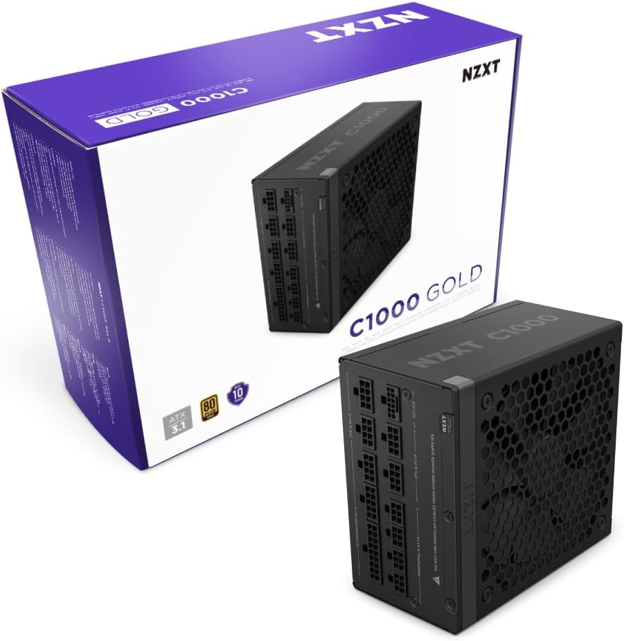 C1000 Gold ATX 3.1 Fully Modular Power Supply 1000W