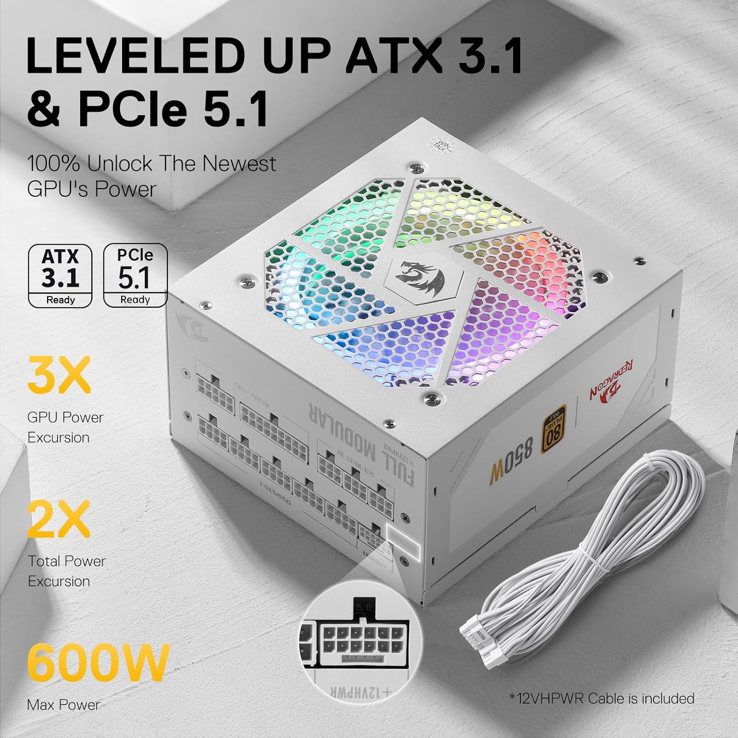 RGPS-850W White Cable Suite