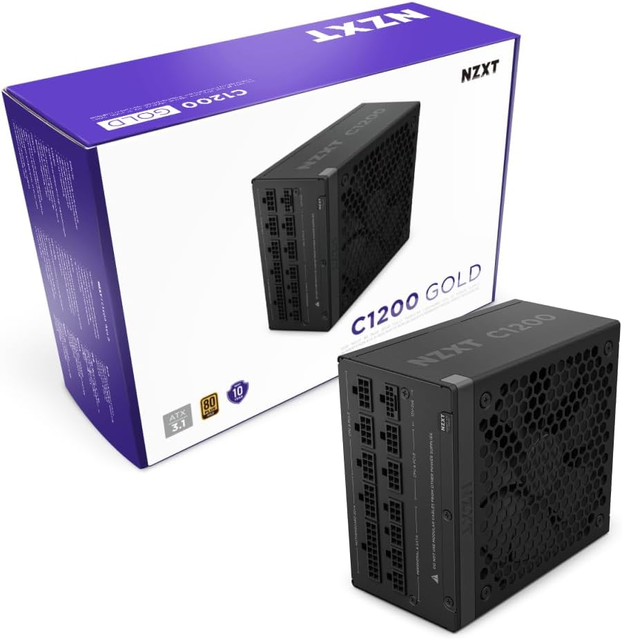 C1200 Gold ATX 3.1 Fully Modular Power Supply 1200W